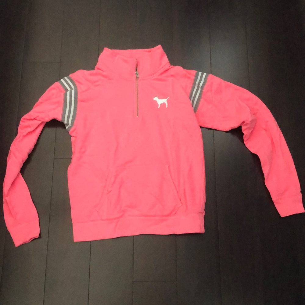 limited edition Pink quarter zip
